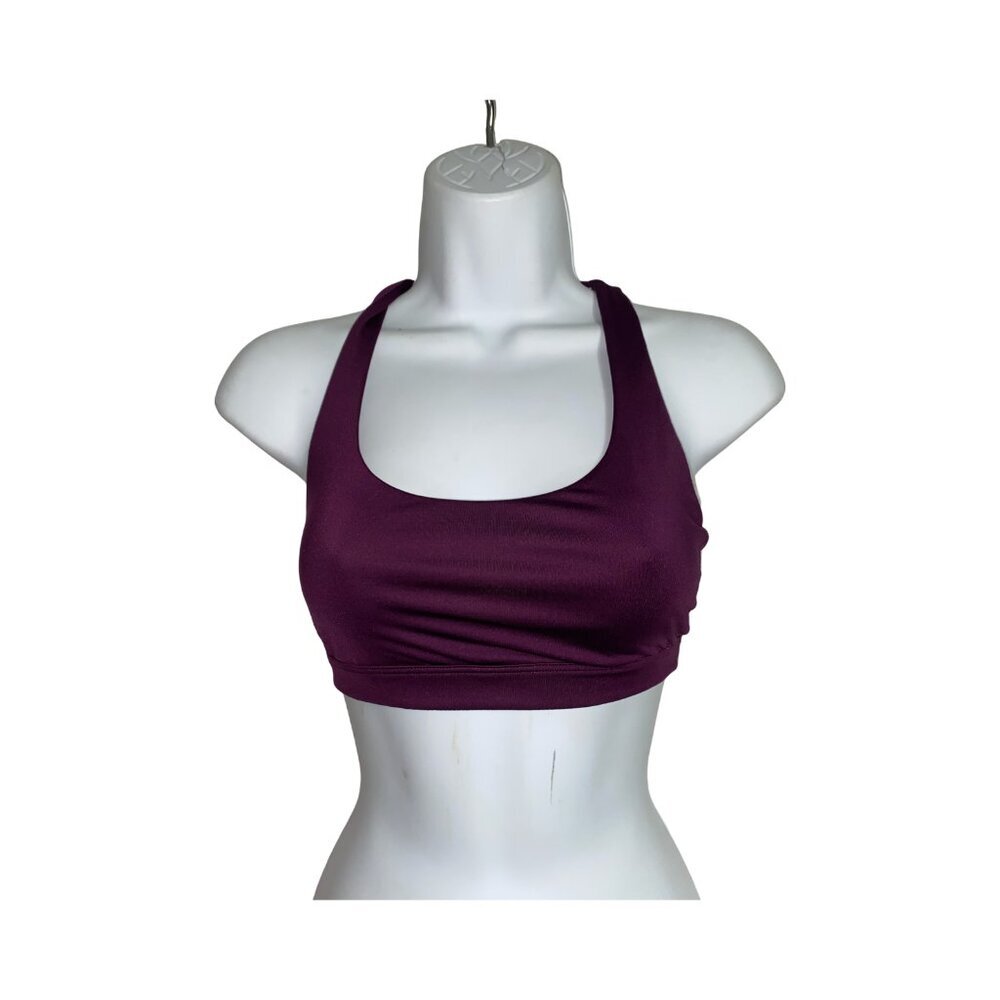 Sz.XS*Victoria Sport*Burgundy Strappy Sports Bra